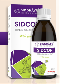 Siddhayu Sidcof Herbal Alcohol-Free Cough Syrup With Honey 100ml