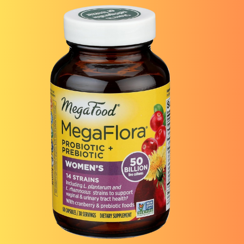 MegaFood MegaFlora Probiotics for Women + Prebiotics - Probiotic