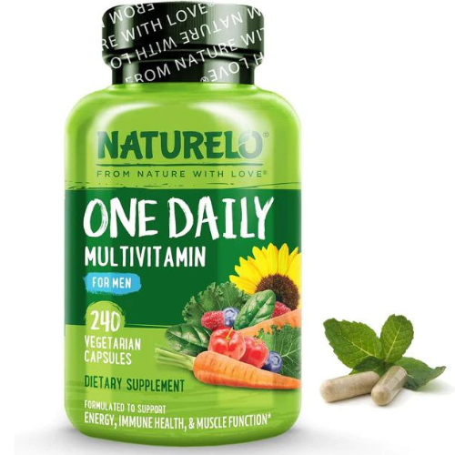 Daily Multivitamin for Men - with Whole Food Vitamins & Organic
