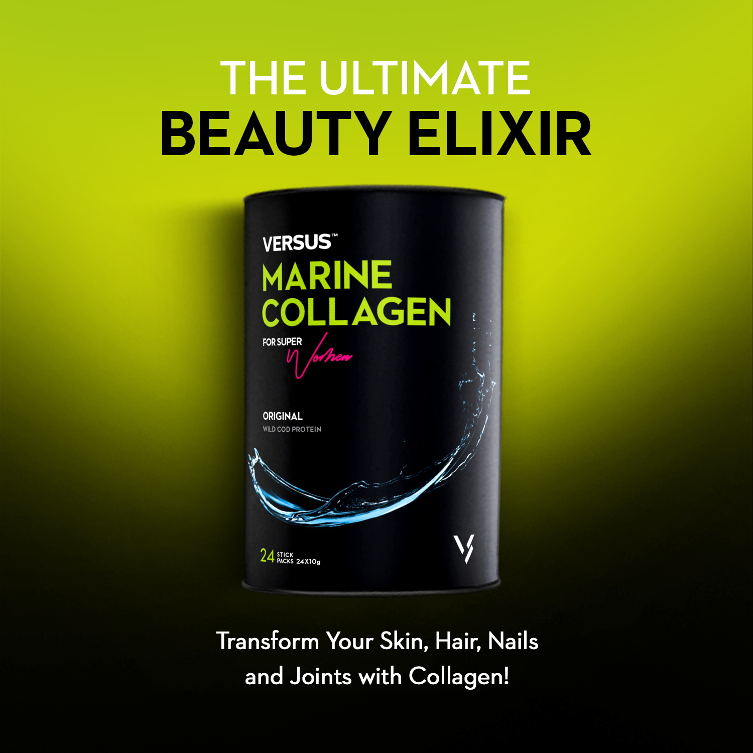 Versus Marine Collagen|The Ultimate Beauty Elixir|24 Stick Packs 24*10g