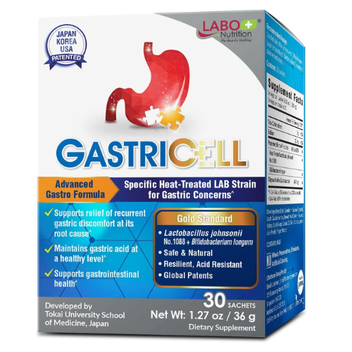 جاستريسيل - القضاء على بكتيريا الملوية البوابية، وتخفيف الارتجاع الحمضي وحرقة المعدة